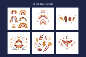 Mystic Moth Vector Collection