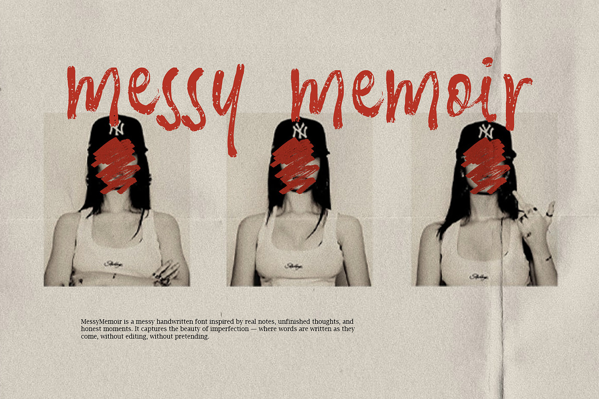 Messy Memoir - Handwritten Font, a Handwritten Font by Inviline.co (Photo 2 of 10)