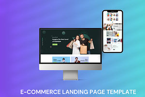 E-commerce Landing Page Tamplate