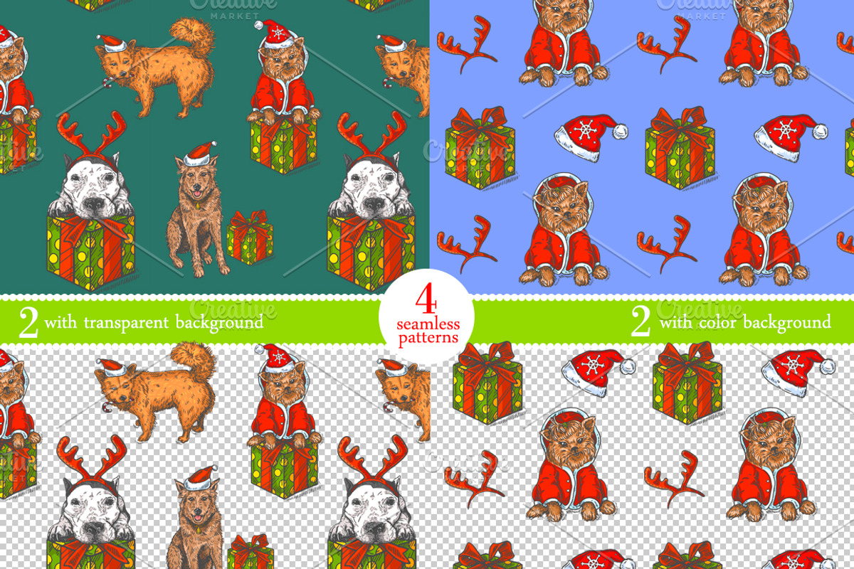Vector collection Year Of The Dog, an Illustration by AnnieDove (Photo 5 of 6)