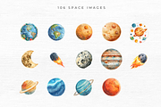 Space Clipart, 106 PNGs, an Object Graphic by EllyandLima (Thumbnail 9 of 9)