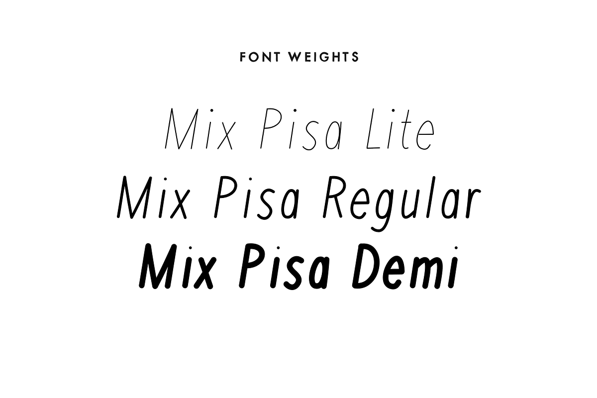 Pisa — A Leaning Monoline Sans Serif preview 3