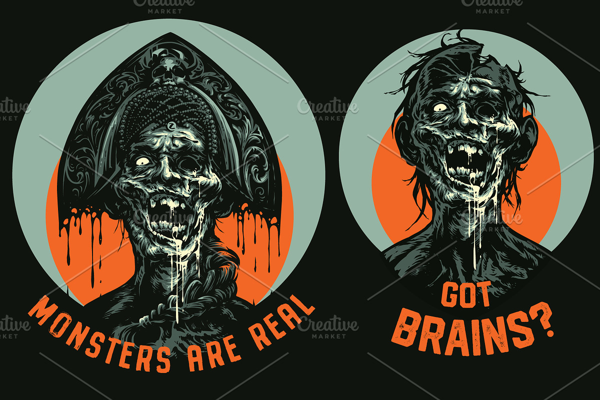 Zombies, a Person Illustration by daver2002ua (Photo 3 of 3)