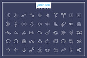 Arrow Line Vector Icons V2, an Outline Icon by Jumbo Icons (Thumbnail 4 of 5)