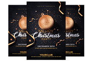 Christmas Invitation Flyer Template, a Flyer Template by Hotpin (Thumbnail 1 of 3)