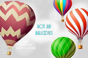 Hot air balloons