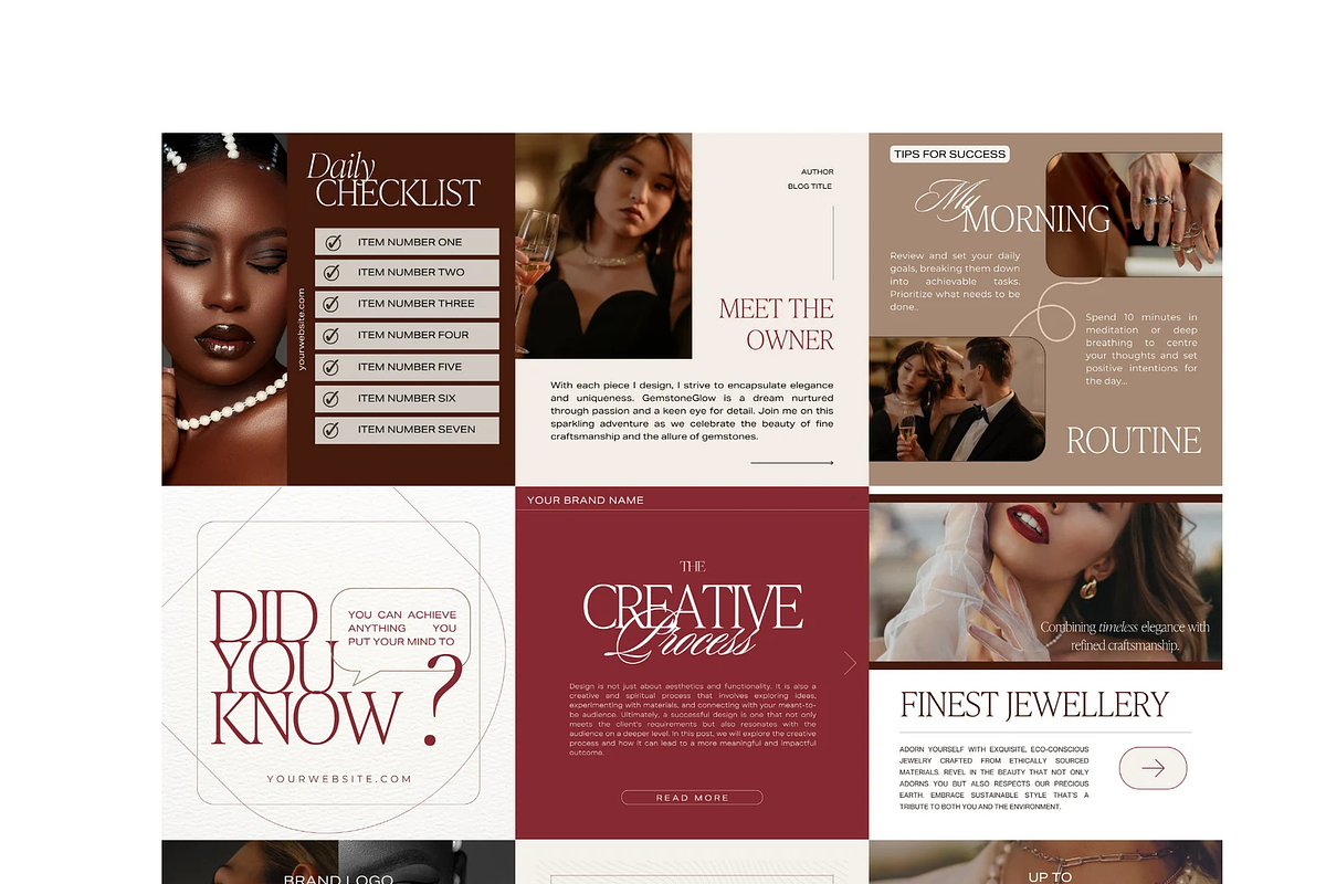 36 Luxury Instagram Templates, a Social Media Template by The Lone Crowd (Photo 5 of 9)