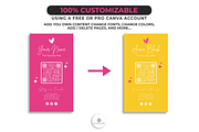 Instagram Business Card Template, a Business Card Template by Nina Shaw (Thumbnail 4 of 10)