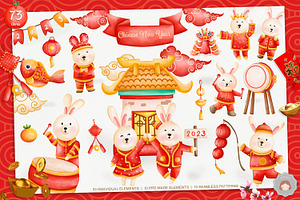 Chinese New Year Rabbit Zodiac 2023