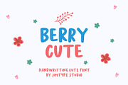 Berry Cute - Handwriting Cute Font, a Handwritten Font by Jimtype Studio (Thumbnail 1 of 5)