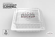 Medium Clamshell Packaging Mockup, a Product Mockup by INCDesign (Thumbnail 5 of 16)