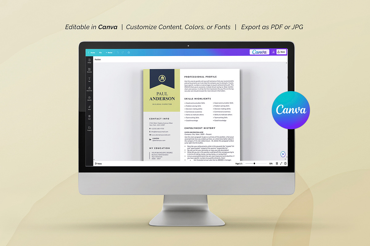 Resume, a Resume Template by DesignDevisers (Photo 7 of 10)