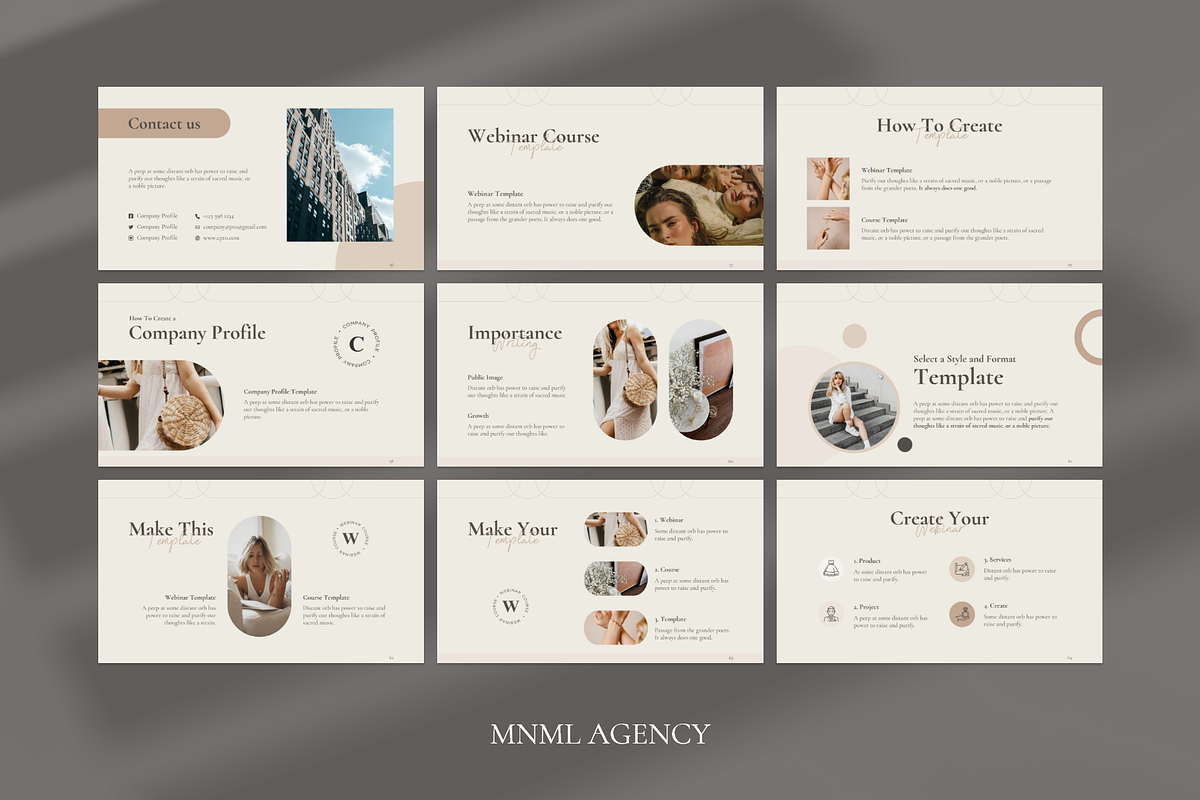 Multipurpose Presentation Template, a Presentation Template by MNML Agency (Photo 13 of 29)