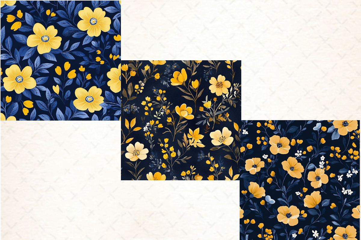 Flowers Seamless Pattern, a Pattern Graphic by DreamCafeArt (Photo 2 of 3)