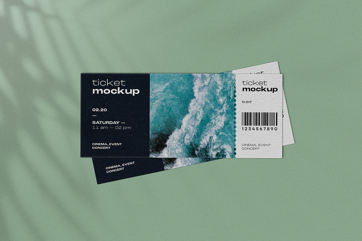 Ticket Mockup, a Product Mockup by dpi (Photo 8 of 10)