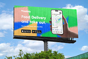 Billboard Poster Street Mockup, an Advertising Mockup by Asylab (Thumbnail 2 of 5)