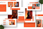 Orane - Orange Fashion Google Slide, a Presentation Template by Deepslide Studio (Thumbnail 3 of 6)