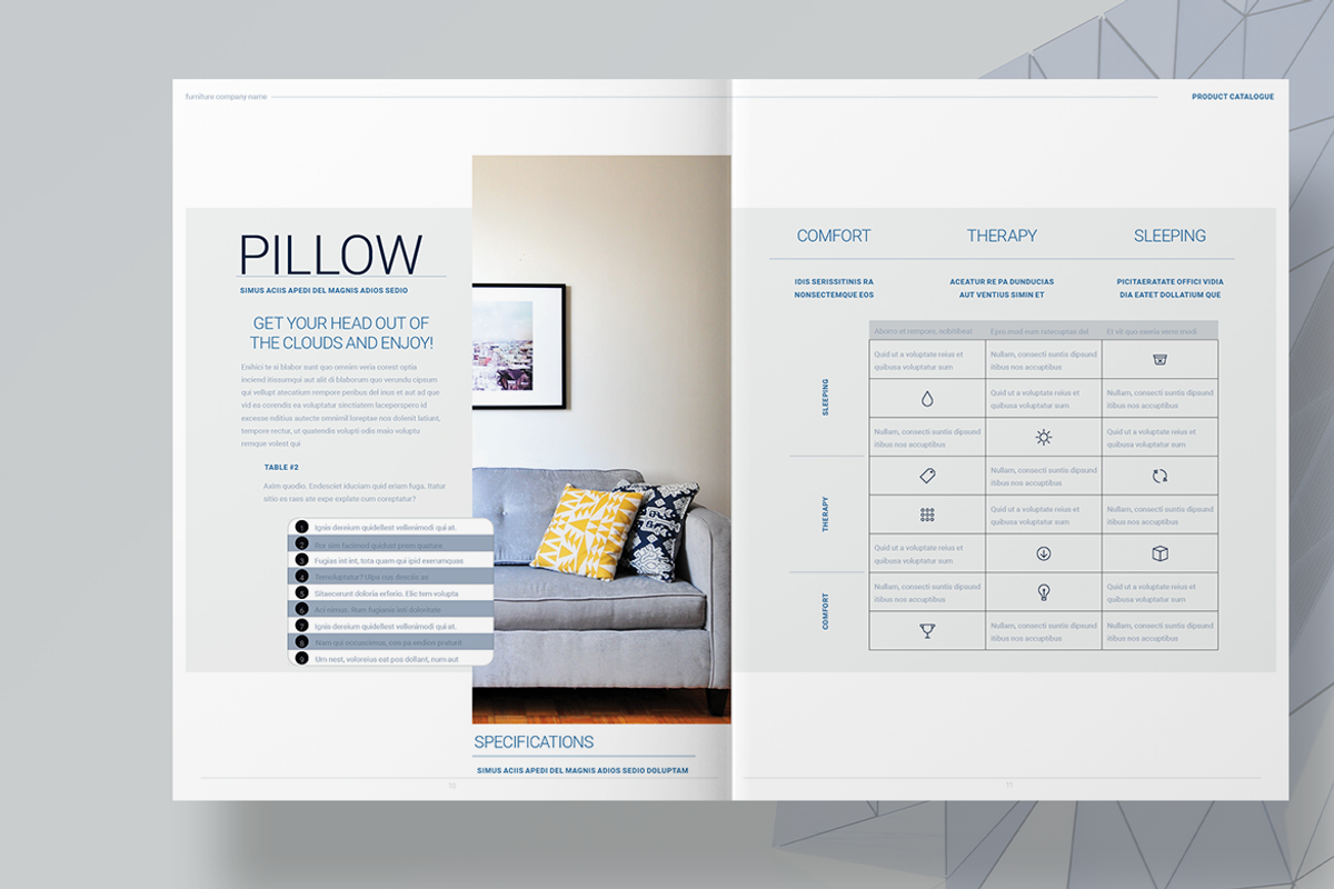 Interior Design Product Catalog, a Brochure Template by Boris Cupac