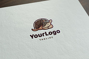 Cute Sleeping Armadillo Mascot Logo, a Branding & Logo Template by tkzgraphic (Thumbnail 2 of 2)