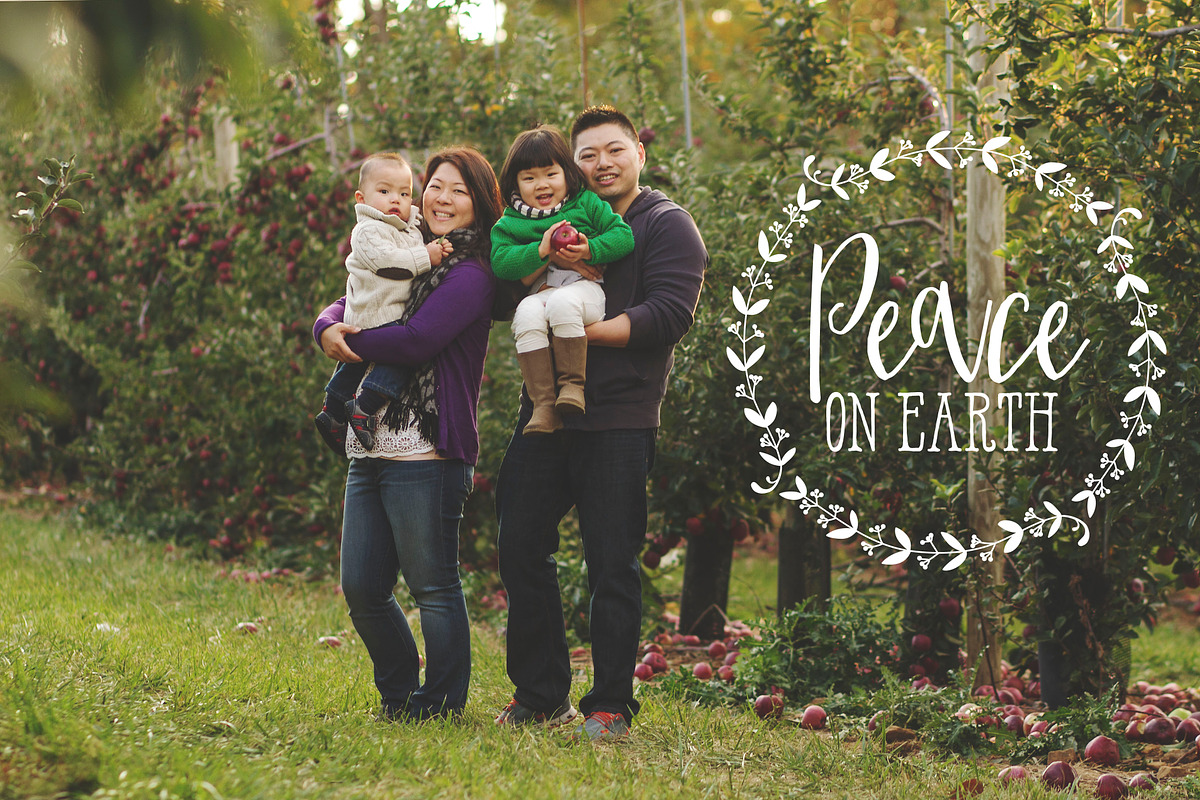 Christmas word overlays - digital preview 3