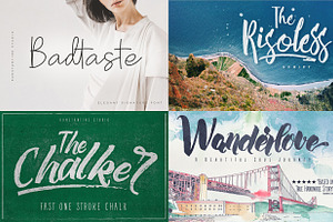 20 Script Fonts Bundle