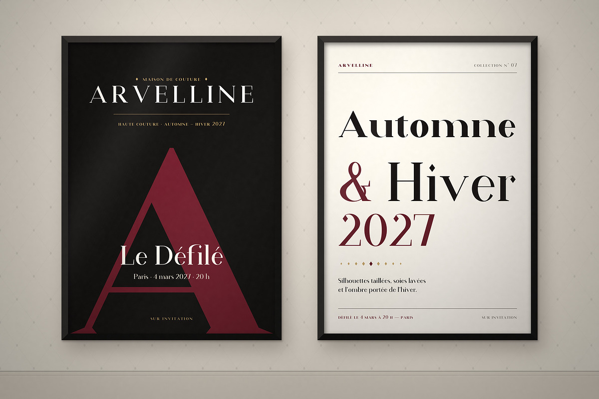 Taillevere: Luxury Didone Serif, a Serif Font by Build Interactive (Photo 5 of 6)