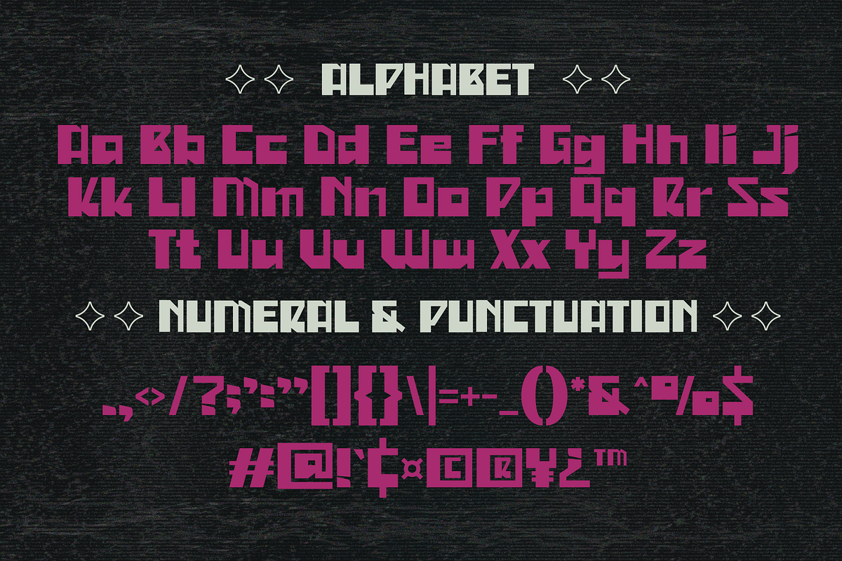 Blockhide - A Modern Techno, a Sans Serif Font by Marvadesign (Photo 4 of 6)