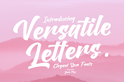 Versatile Letters / Duo Fonts, a Script Font by Java pep (Thumbnail 1 of 12)