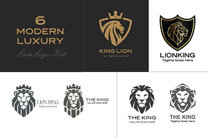 Lion Logo Design Collection, a Branding & Logo Template by YUDesignStore