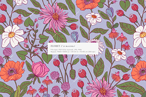 Floral Modern Pattern And Graphics