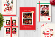 Elegant Modern Christmas Photo Card, a Card Template by Vynetta (Thumbnail 1 of 5)