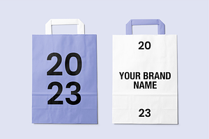 Big Paper Shopping Bag Mockups