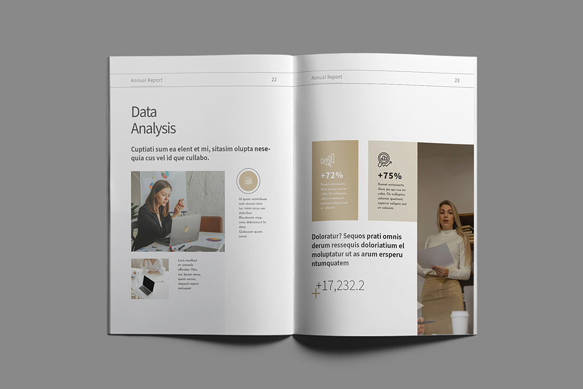 Annual Report Template, a Brochure Template by White Graphic (Photo 13 of 15)
