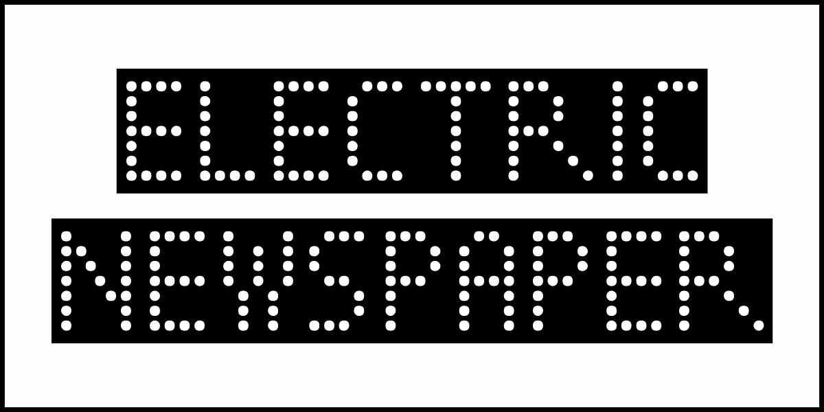 Electric Newspaper JNL, a Font by Jeff Levine Fonts (Photo 2 of 5)