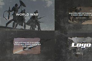 World War Quotes for After Effects, a Presentation Template by FlashFXbox