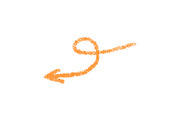 Crayon Doodle Chalk Arrow Sign, an Object Illustration by Elena Pimukova (Thumbnail 10 of 27)