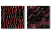 Burgundy and Black Glitter Digital, a Pattern Graphic by Watercolor design (Thumbnail 2 of 4)