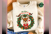 Vintage Christmas PNG Bundle, an Illustration by SinaCreation (Thumbnail 9 of 10)