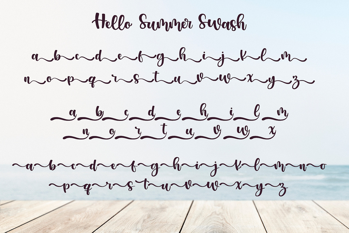 Hello Summer, a Font by GDcreative (Photo 9 of 10)