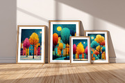 Whimsical Night Town Illustration, a Decorative Illustration by Housui Patterns (Thumbnail 11 of 12)