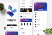 Hamyon - Mobile Banking App, an UI Kit Template by Panen Creative (Thumbnail 1 of 3)