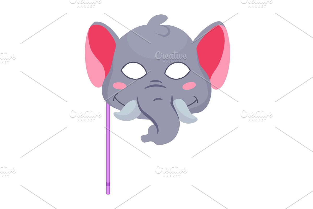 Adorable and Cute Cartoon Elephant, an Animal Illustration by the8monkey