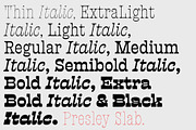Presley Slab, a Font by Sudtipos (Thumbnail 2 of 6)
