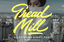 Tread Mill - A Lettering Script Font