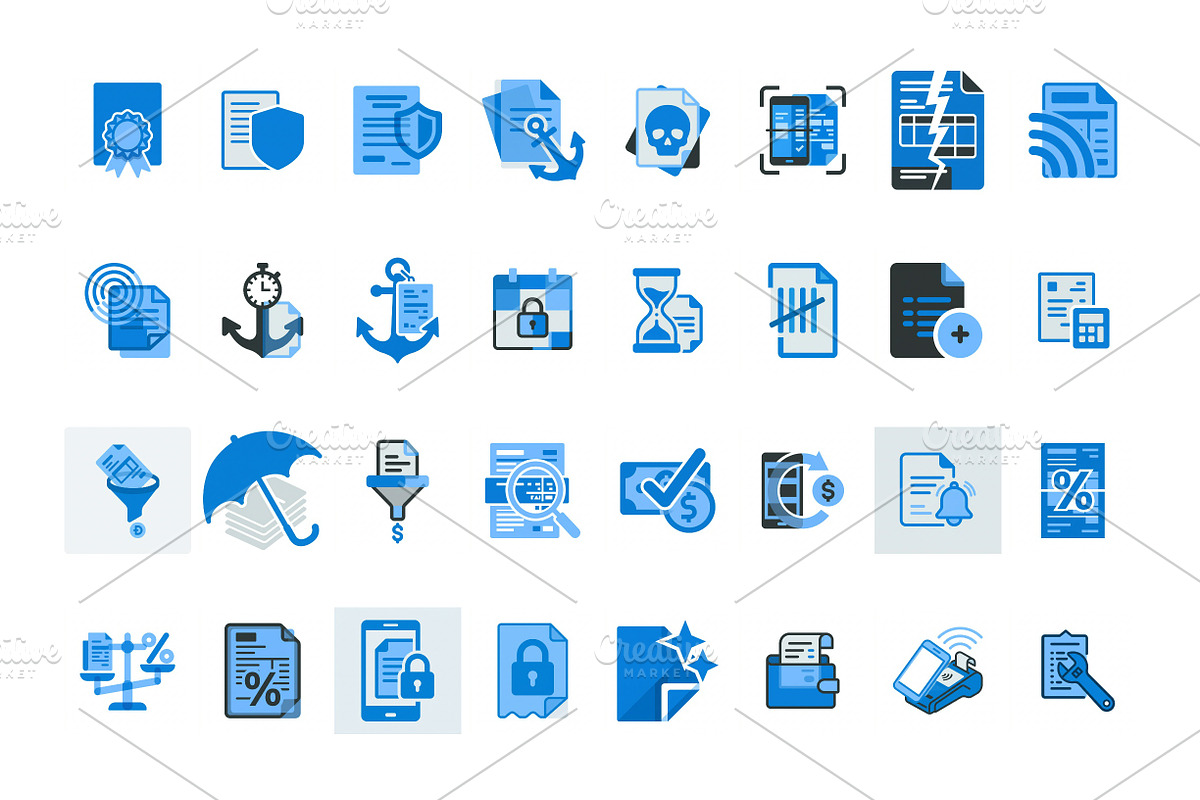 Invoice and Billing Status Icons, a Duotone Icon by LeArt (Photo 4 of 4)