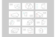Geometric Logos Pack, a Branding & Logo Template by Lera Efremova (Thumbnail 6 of 6)