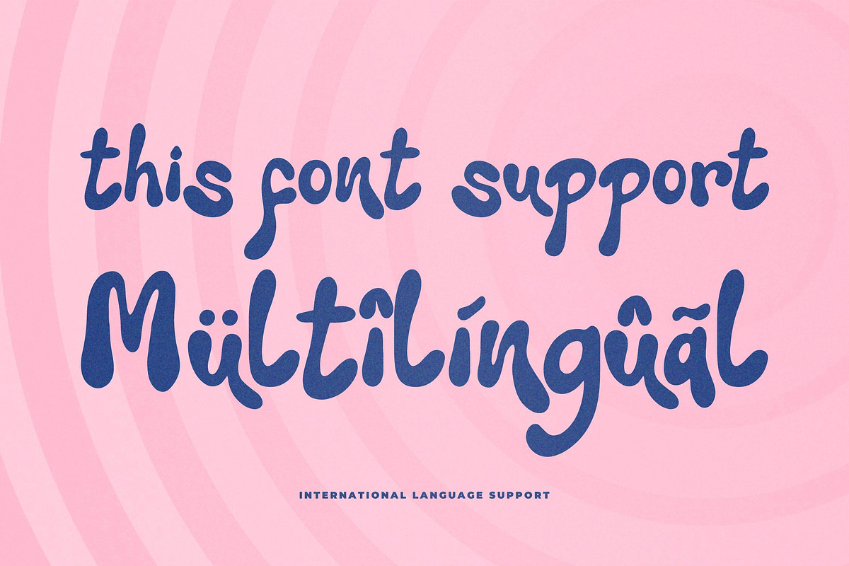 Slushy Delight | Bold Bubbly Font, a Handwritten Font by Denustudios (Photo 12 of 13)