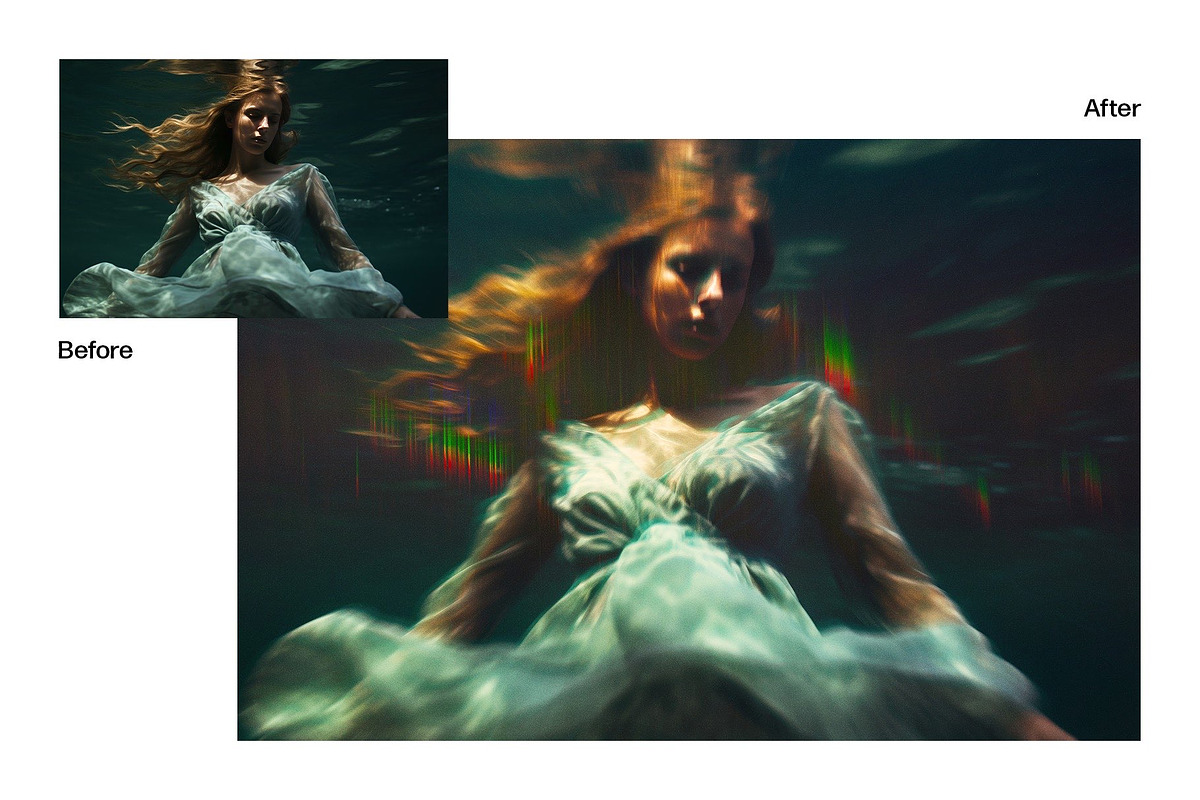 Lens Flare Photo Effect Template, a Brushes & More by DesignerCandies (Photo 4 of 7)