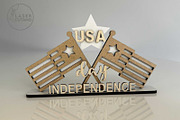 Independence Day Decorative Template, a Templates & Theme by LaserCutano (Thumbnail 6 of 6)