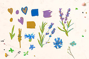 Crayon Wildflowers & Grasses Clipart, a Healthcare Illustration by Lucyinyourheart (Thumbnail 2 of 5)